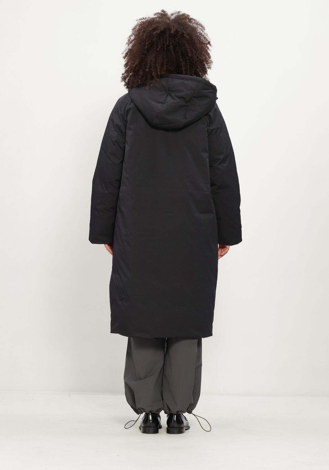 Zwarte OBJECT Gewatteerde jas OBJKELYN L/S RE LONG JACKET NOOS - large