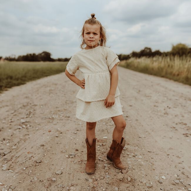 Beige YOUR WISHES Mini jurk PURDEY - large