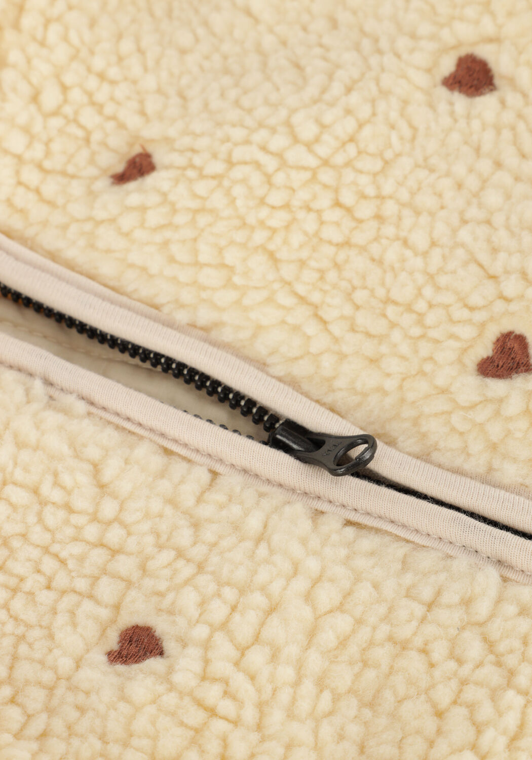 Ecru LIL' ATELIER Zomerjassen NBFNALO LOOSE SHERPA JACKET LIL - large