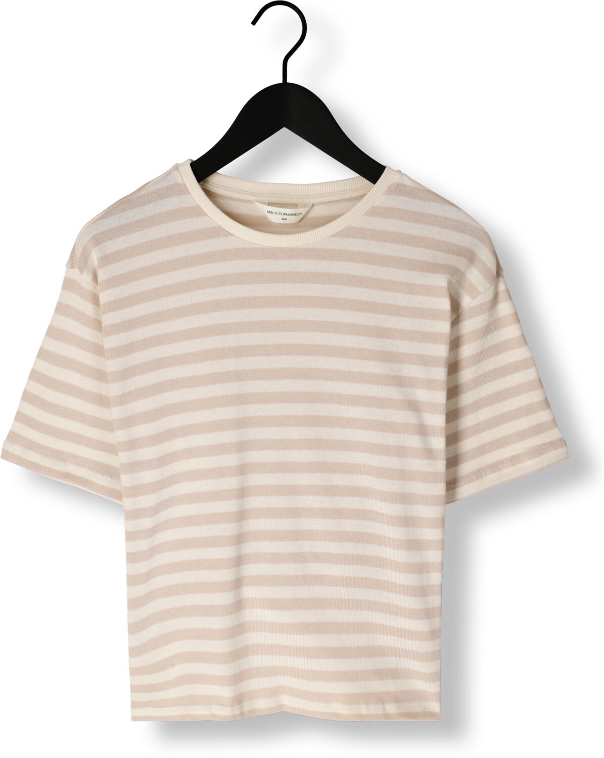 MSCH COPENHAGEN Dames Tops & T-shirts Mschbahara Ss Pullover Stp Creme