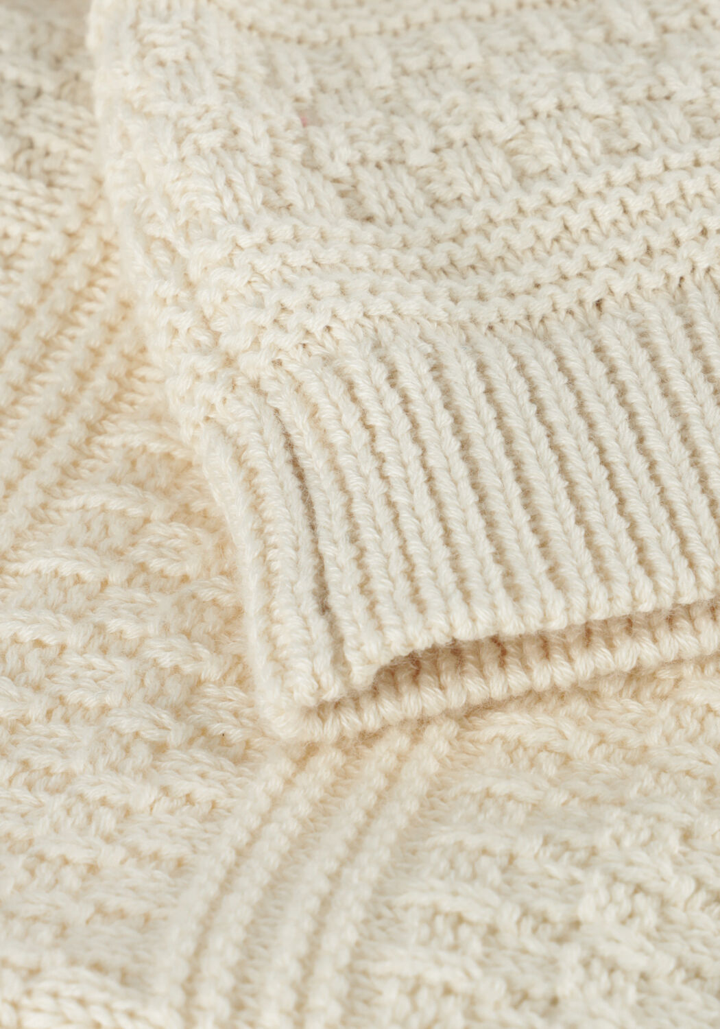 Beige LIL' ATELIER Vest NBMFRAKO LS KNIT CARD LIL - large