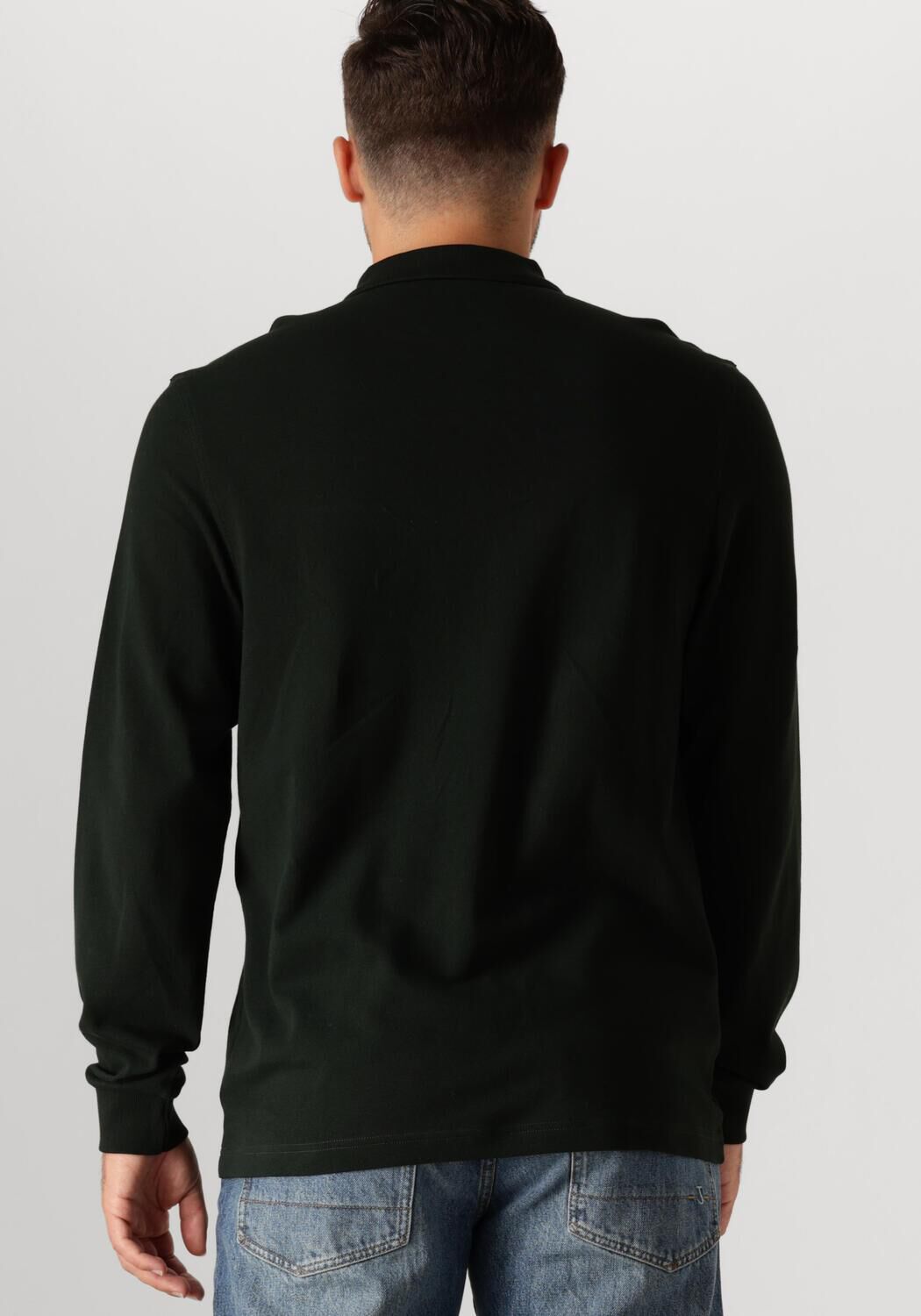 FRED PERRY Heren Polo's & T-shirts Long Sleeve Plain Shirt Olijf