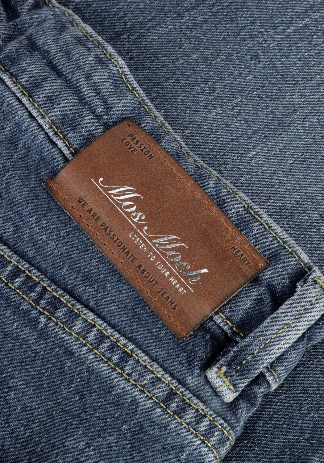 Blauwe MOS MOSH Mom jeans RACHEL MODRA JEANS - large