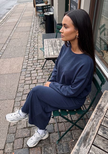 Donkerblauwe Y.A.S. Trui YASCOZE LS SWEAT - D2D - large