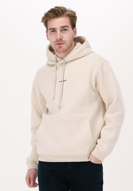 Beige SELECTED HOMME Sweater SLHREGHANKIE HOOD SWEAT EX - large