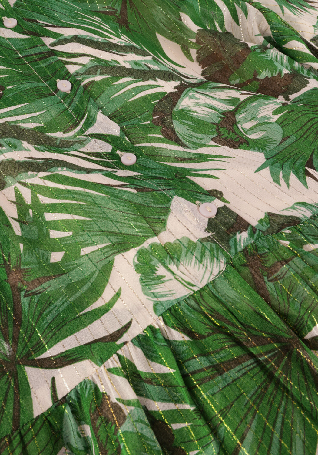 Groene LOLLYS LAUNDRY Maxi jurk NEELL MAXI DRESS LS - large