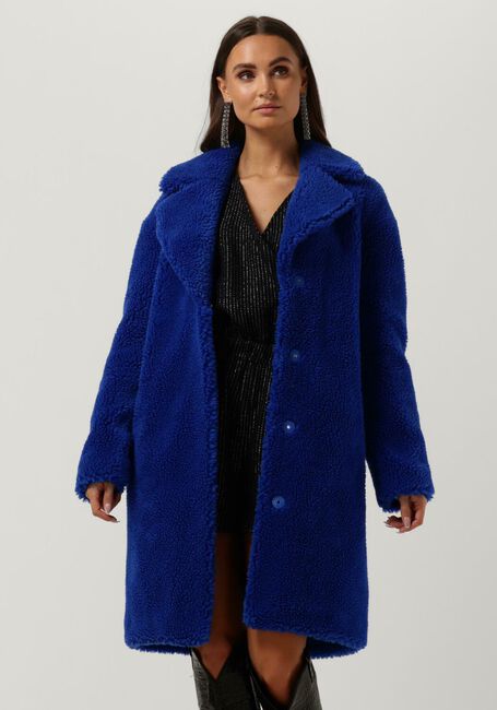 Blauwe STAND STUDIO Faux fur jas CAMILLE COCOON COAT 2020 - large