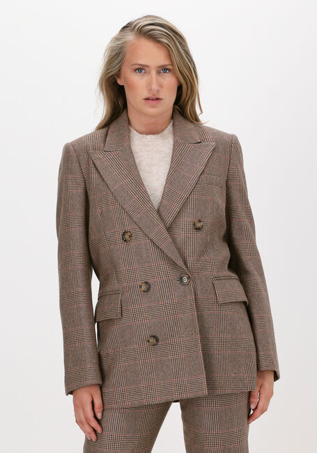 Camel VANILIA Blazer CHECK TAILOR - large