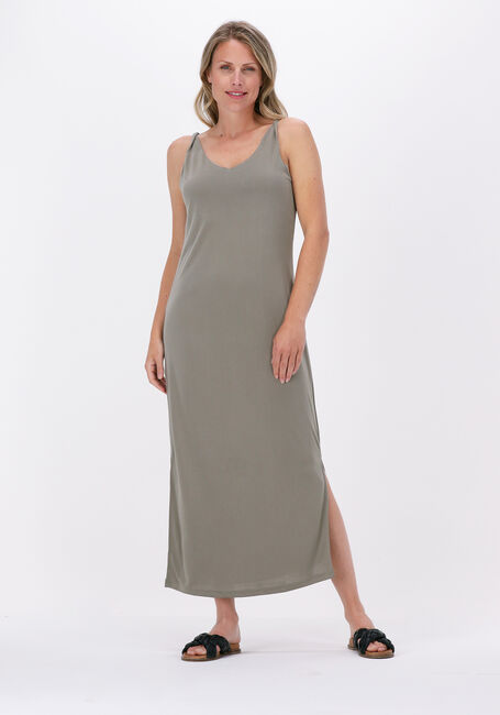 Olijf MY ESSENTIAL WARDROBE Maxi jurk SAGA STRAP DRESS - large