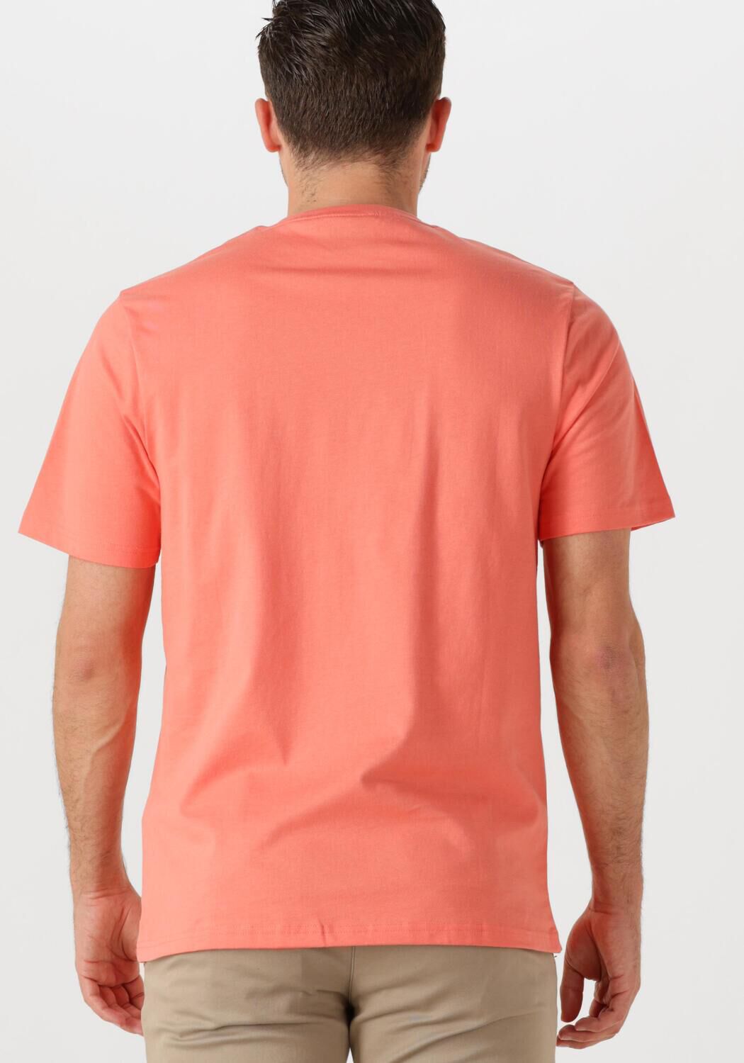 LYLE & SCOTT Heren Polo's & T-shirts Plain T-shirt Koraal