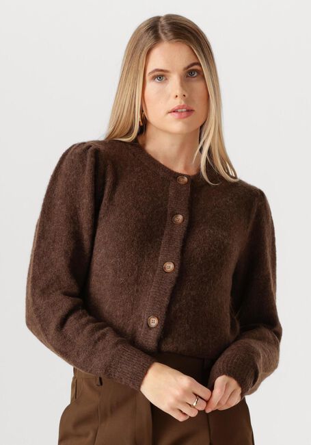 Bruine MSCH COPENHAGEN Trui MSCHMIABELLE HOPE CARDIGAN - large