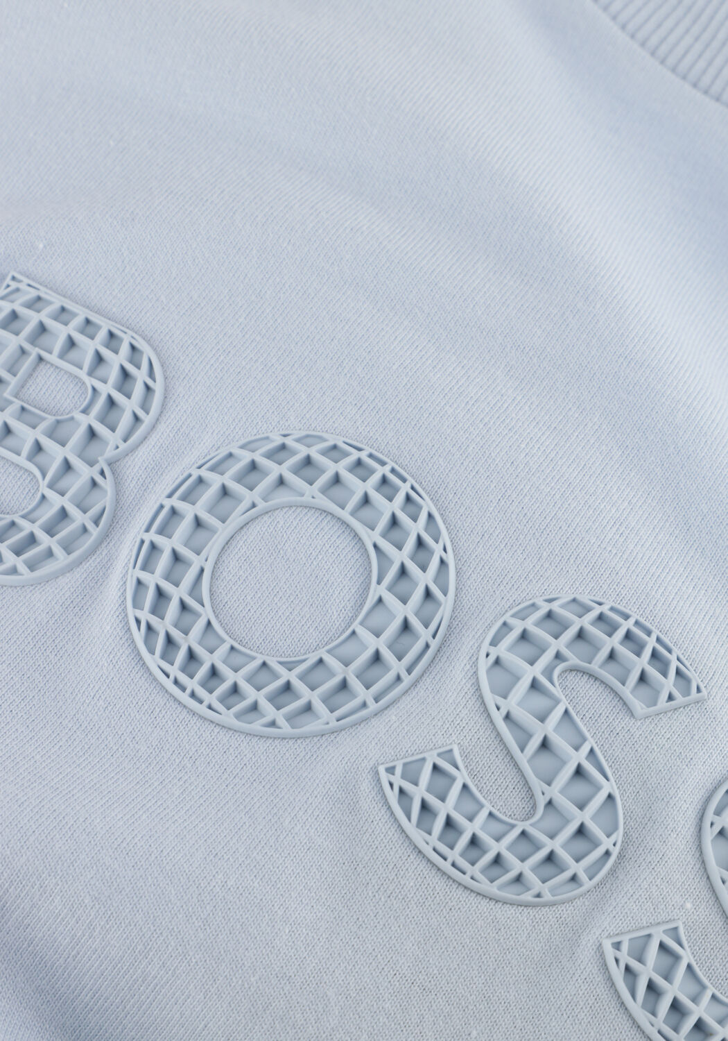 Lichtblauwe BOSS GREEN T-shirt TS_TERRACE LOGO - large