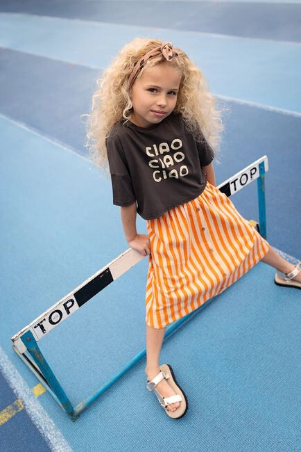 Antraciet Sproet & Sprout Top CROPPED TOP - large