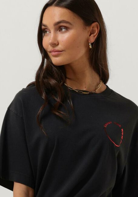 Grijze CATWALK JUNKIE T-shirt TS ENJOY - large