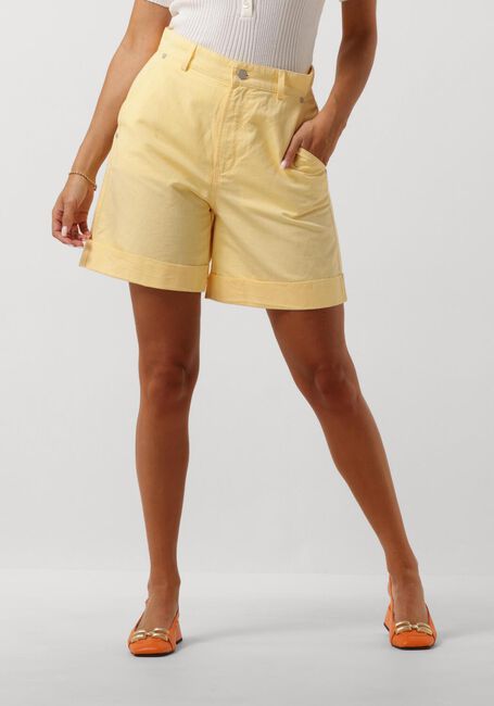 Gele VANILIA Broeken LINEN PANTALON - large