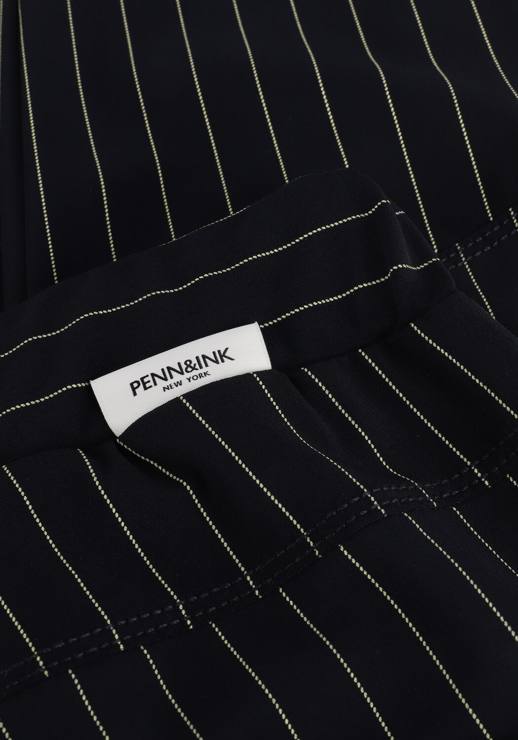 Donkerblauwe PENN & INK Pantalon S22T776LTD 1166 - large