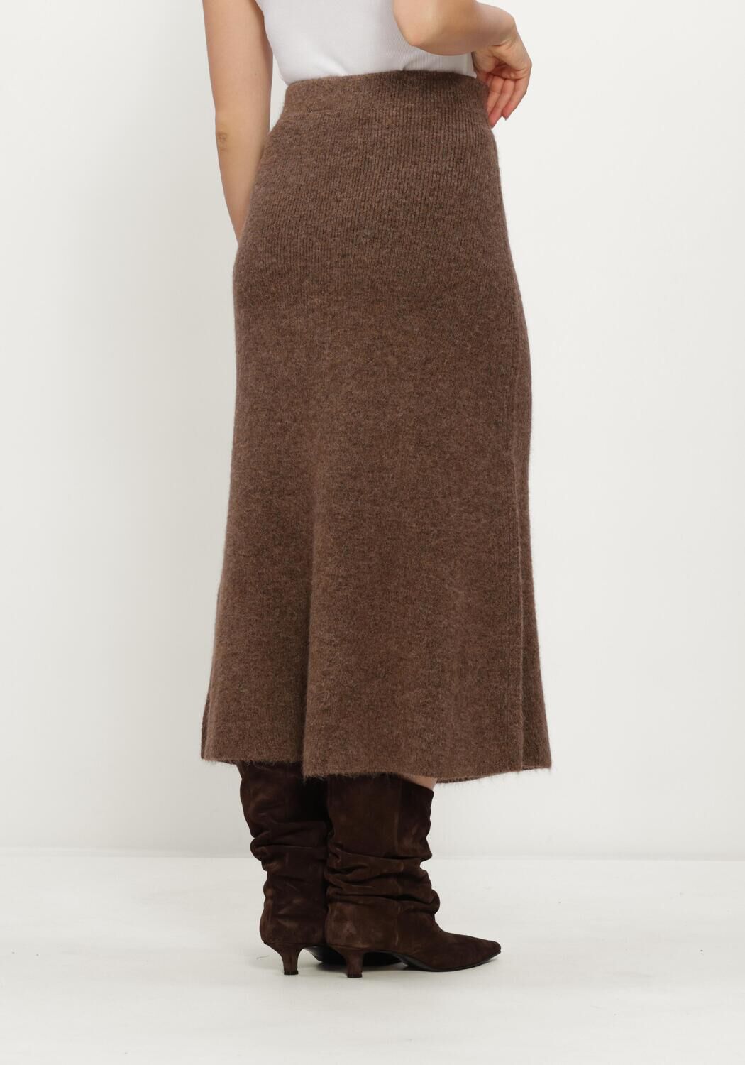 Bruine GRACE & MILA Midirok SKIRT - large