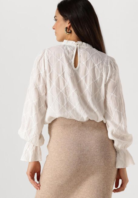 Witte NEO NOIR Blouses MAMARA SQUARE EMB BLOUSE - large