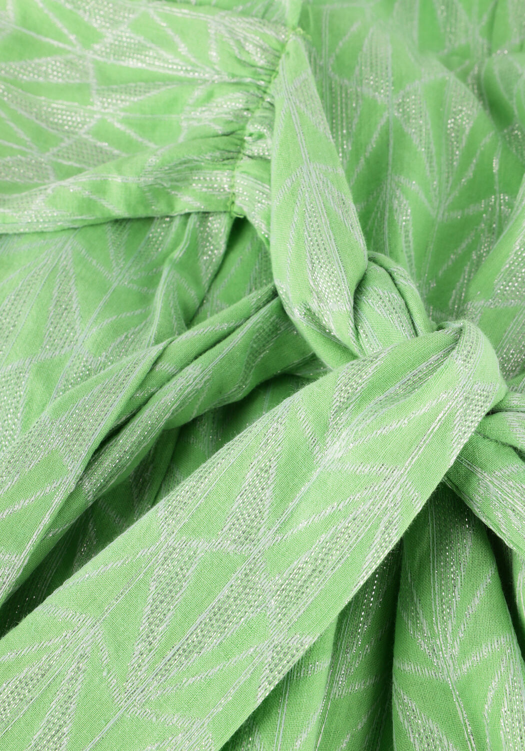 Groene FREEBIRD Midi jurk BLOSSOM SS - large