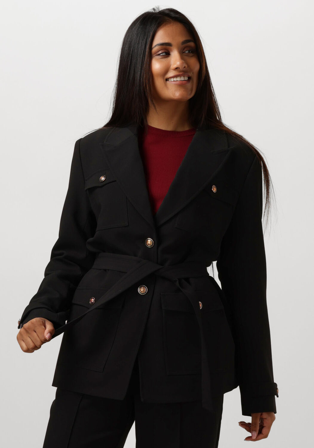 Aaiko Klassieke Zwarte Blazer Black Dames
