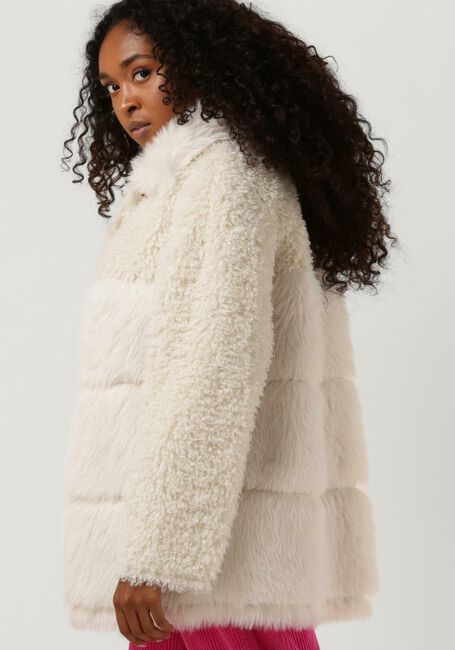 Creme BEAUMONT Faux fur jas SOFT FUR MIX JACKET - large