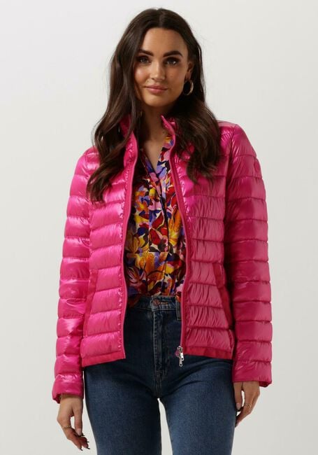 Roze BEAUMONT Gewatteerde jas DOWN RIBTAPE JACKET - large
