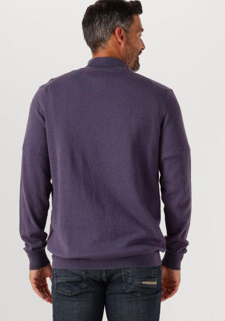 Grijze LYLE & SCOTT Trui COTTON MERINO QUARTER ZIP JUMPER - large