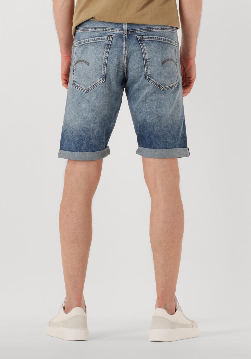 G-STAR RAW Heren Jeans Mosa Short Blauw