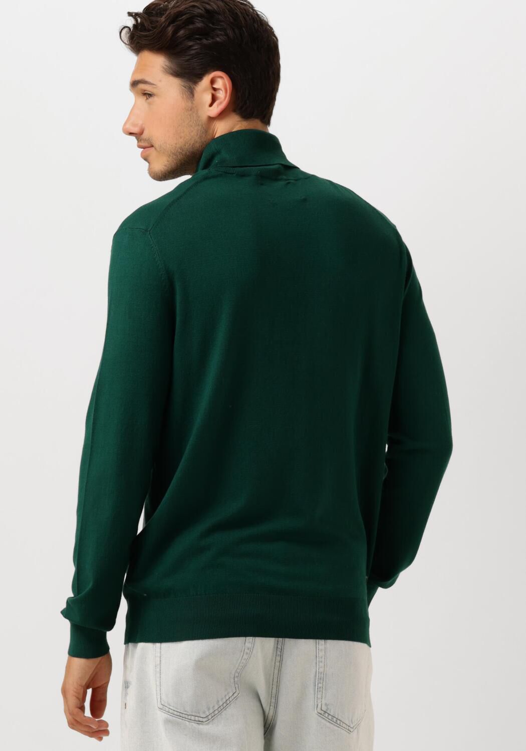 SCOTCH & SODA Heren Truien & Vesten Turtleneck Viscose Sweater Groen