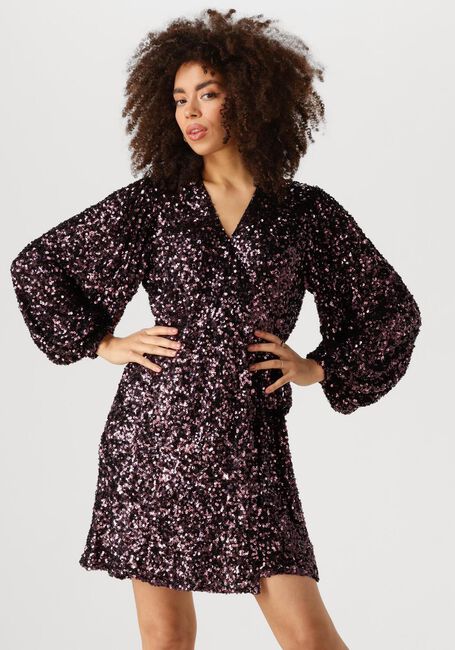 Paarse NOTRE-V Mini jurk NV-ELENA - large