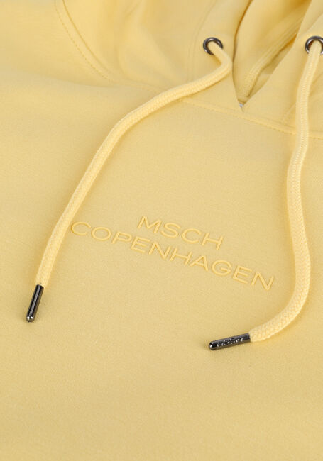 Gele MSCH COPENHAGEN Sweater IMA Q LOGO HOOD SWEATSHIRT - large