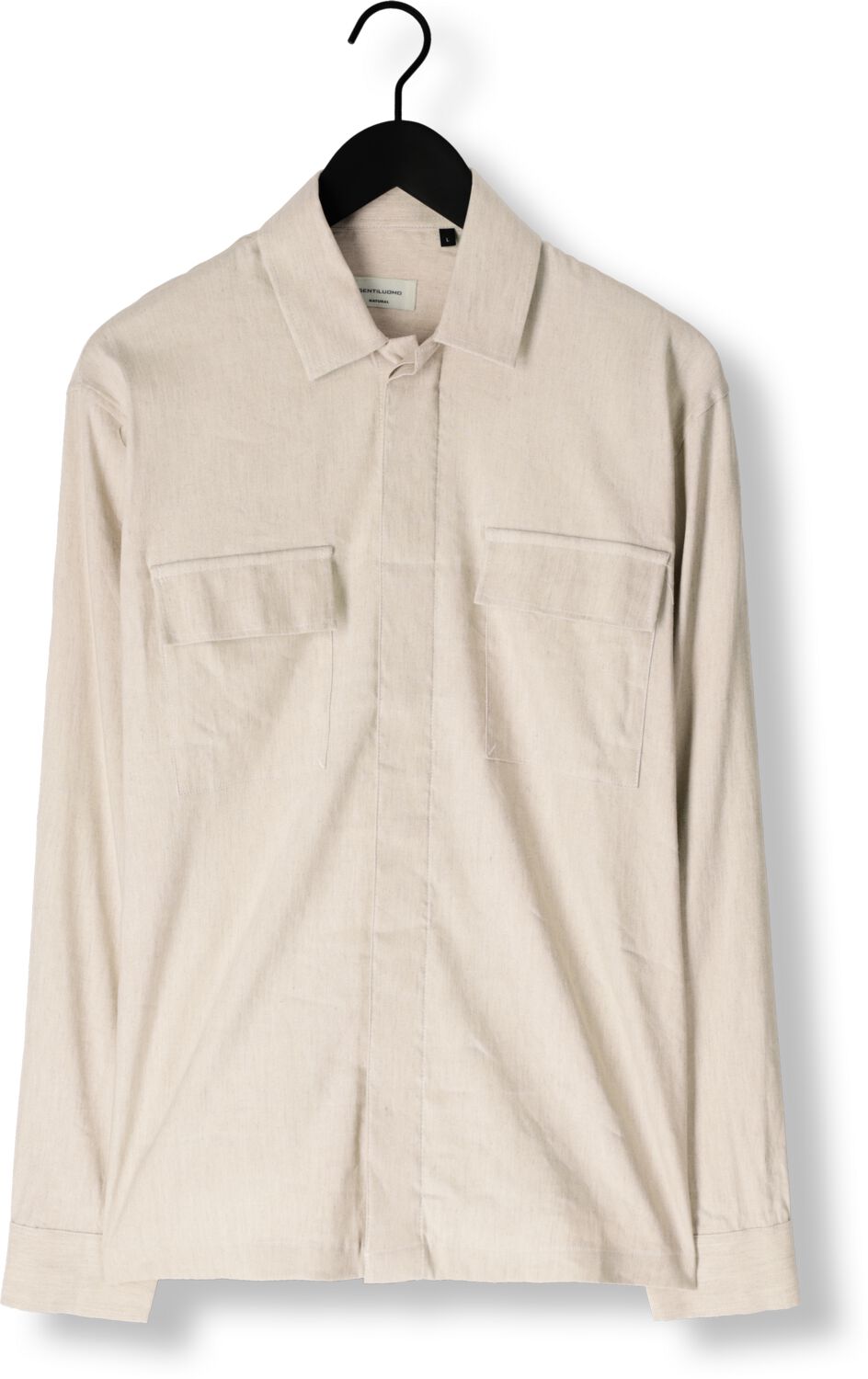 GENTILUOMO Heren Overshirts Treviso S2055-850 Ecru