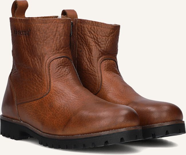 Bruine BLACKSTONE Enkelboots OM63 Bruine BLACKSTONE Enkelboots OM63 - large