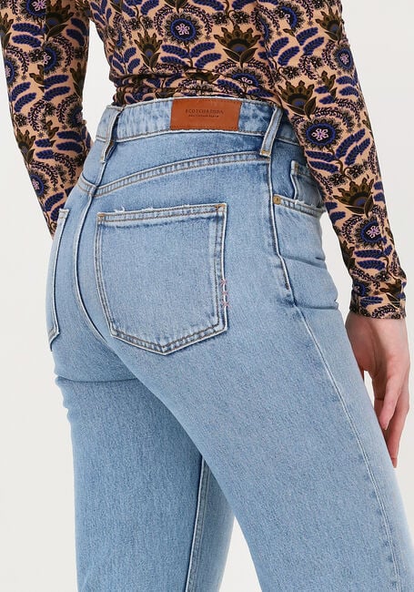 Blauwe SCOTCH & SODA Straight leg jeans THE SKY HIGH-RISE STRAIGHT IN - large