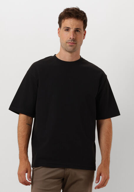 Zwarte SELECTED HOMME T-shirt SLHLOOSEOSCAR SS O-NECK TEE NOOS - large