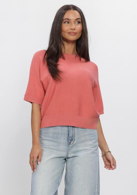 Lichtroze MSCH COPENHAGEN T-shirt MSCHTHAMIRA 2/4 PULLOVER - large