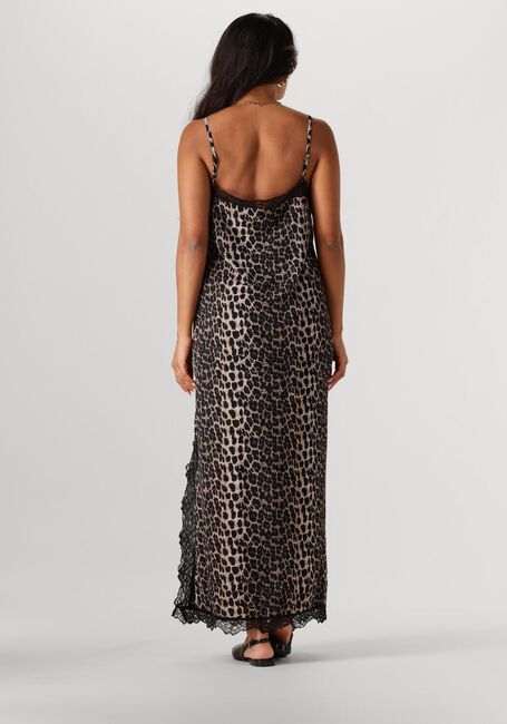 Beige STUDIO AMAYA Maxi jurk TIJGER - large