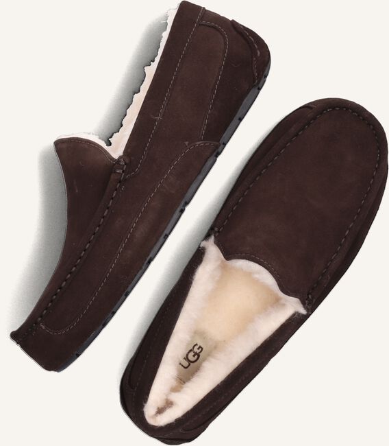 Bruine UGG Pantoffels ASCOT Bruine UGG Pantoffels ASCOT - large