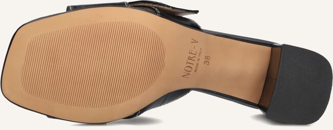 Zwarte NOTRE-V Muiltjes 46652/G Zwarte NOTRE-V Muiltjes 46652/G - large