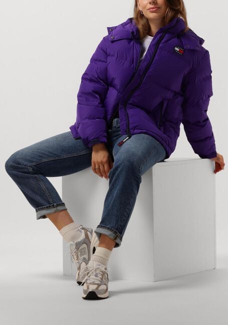 Paarse TOMMY JEANS Gewatteerde jas TJW ALASKA PUFFER Paarse TOMMY JEANS Gewatteerde jas TJW ALASKA PUFFER - large
