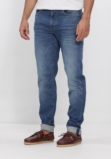 Donkerblauwe TOMMY HILFIGER Slim fit jeans SLIM BLEECKER JAX INDIGO - large