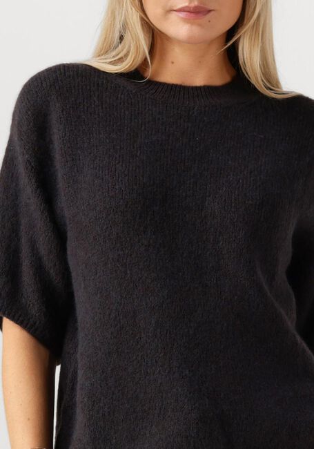 Donkergrijze SECOND FEMALE Trui WANDA KNIT O-NECK - large