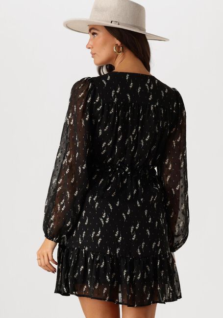 Zwarte NEO NOIR Mini jurk BETHIE FLOWER BRANCH DRESS - large
