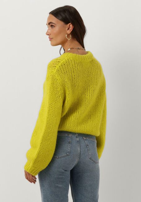Gele SELECTED FEMME Trui SUANNE LS KNIT O-NECK B - large