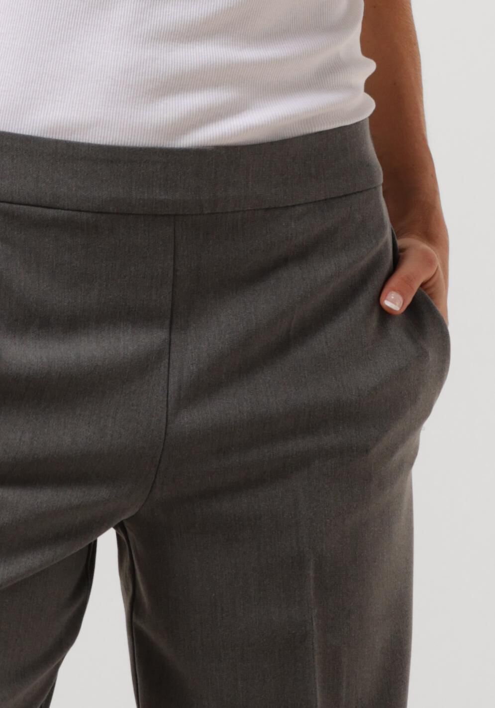 SELECTED FEMME Dames Broeken Slfemma-tara Mw Wide Pant Grijs