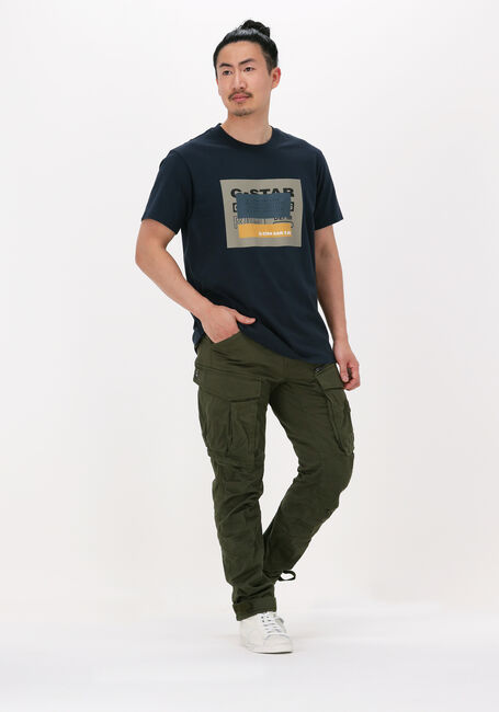 Blauwe G-STAR RAW T-shirt CVRD ORIGINALS R T - large