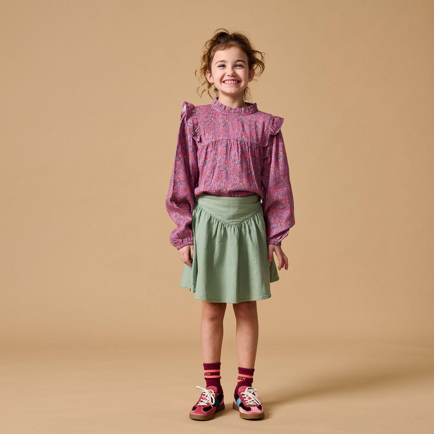 Paarse PETIT BLUSH Blouses NINA BLOUSE - large