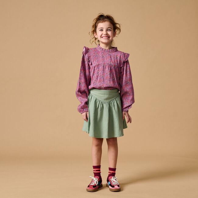 Paarse PETIT BLUSH Blouses NINA BLOUSE - large