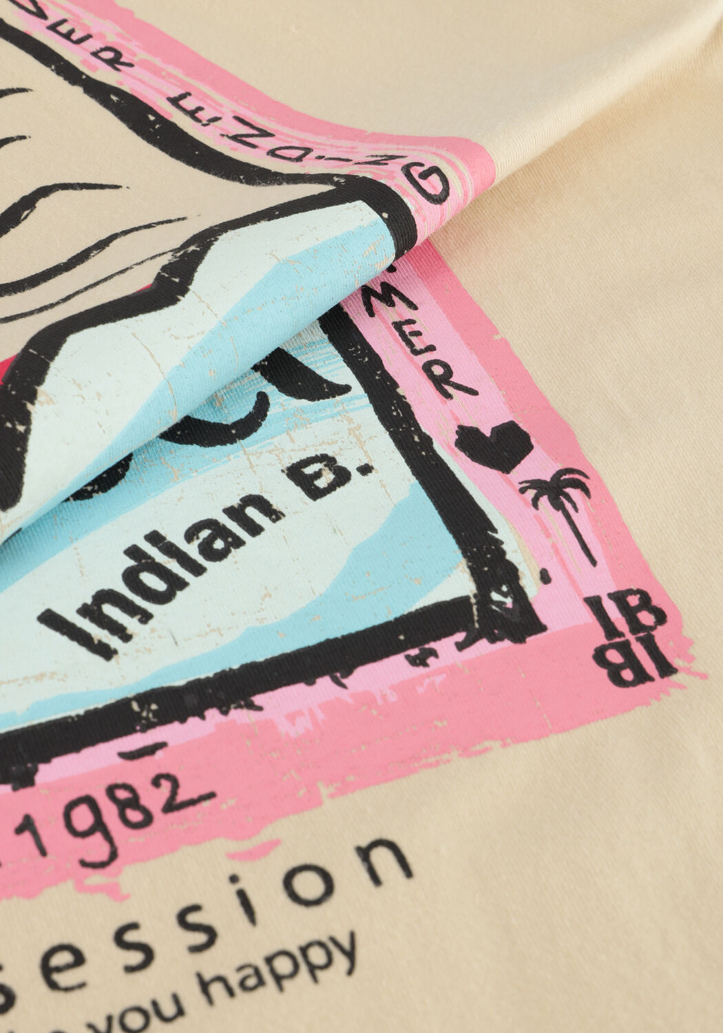 Zand INDIAN BLUE JEANS T-shirt T-SHIRT BACKPRINT - large