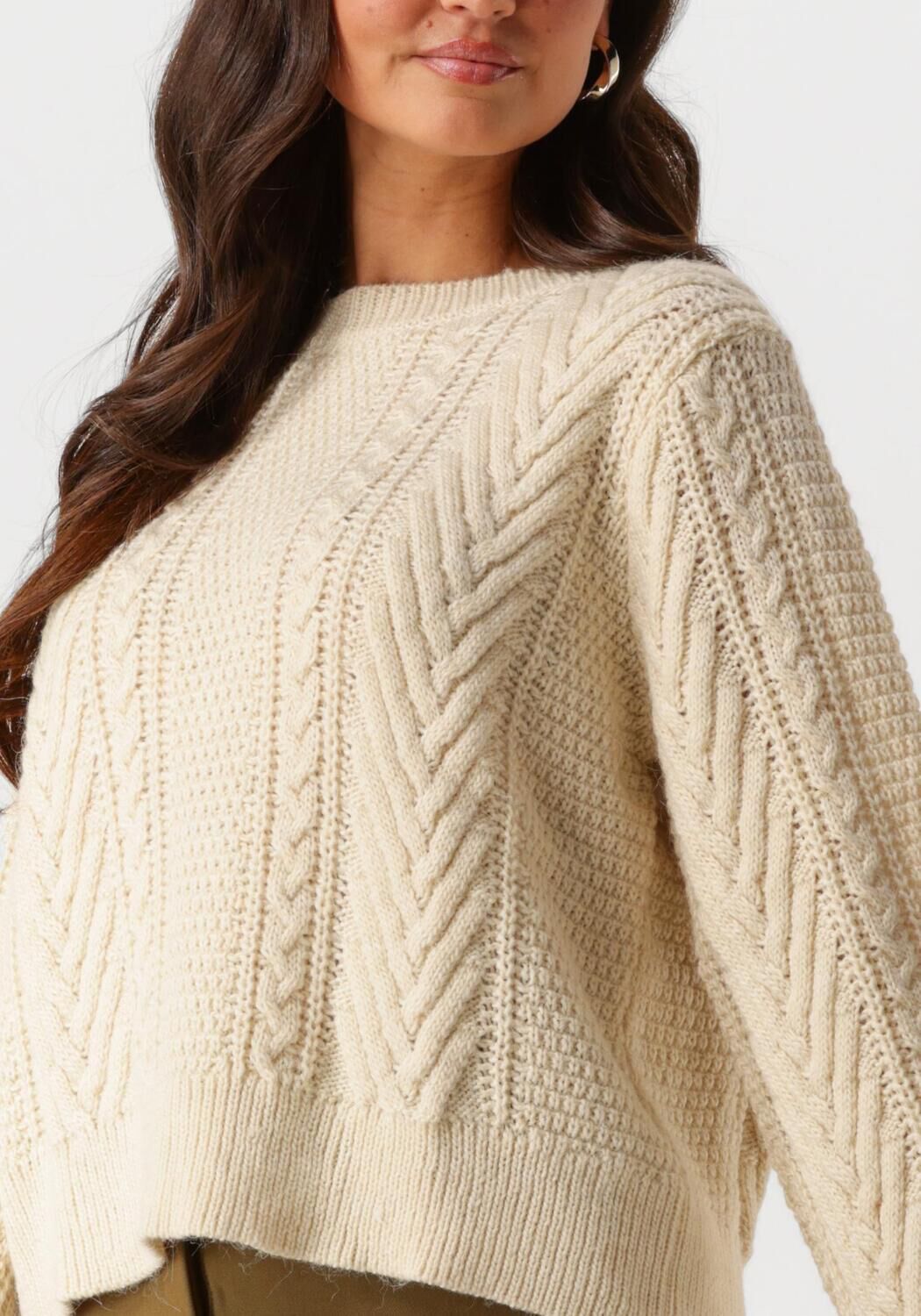 MODSTRÖM Modström Dames Truien & Vesten Grannonmd O-neck Beige